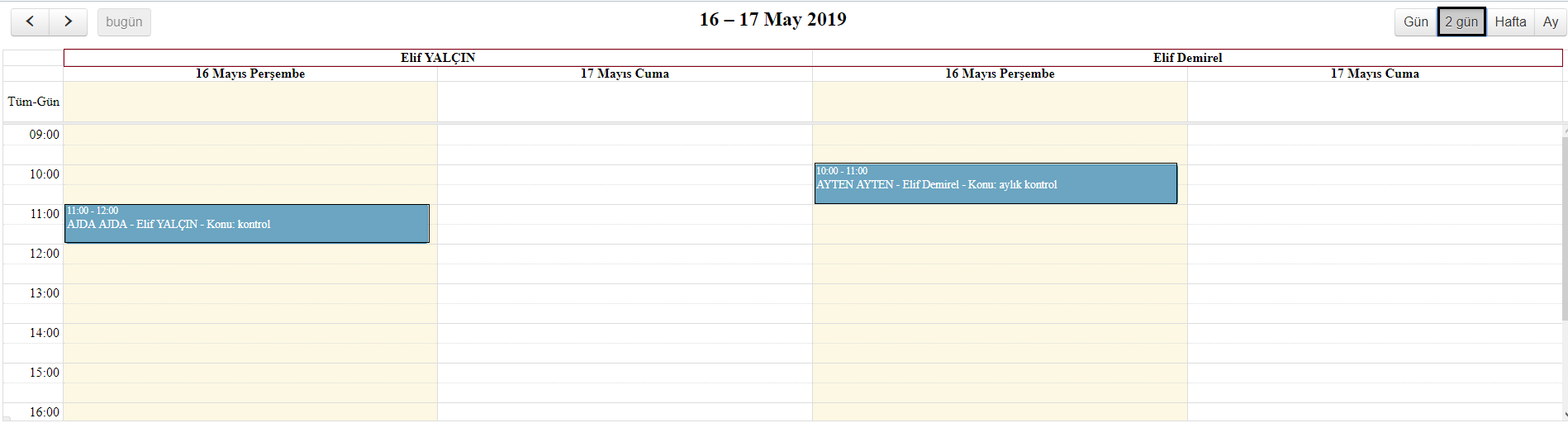 Randevu Planı Nasıl Görüntülenir?